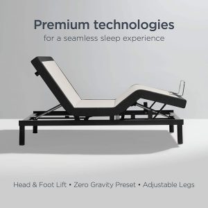 sealy ease adjustable bed base queen