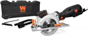 Beveling Compact Circular Saw with Laser and Carrying Case