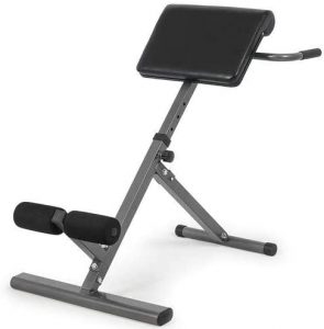YXLJYH Fitness Back Hyper Extension Exercise Bench Roman Chair Back Waist Training, Hyperextension Exercise Abdominal Roman Chair Indoor, Black