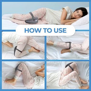 soft-tex memory foam knee support pillow