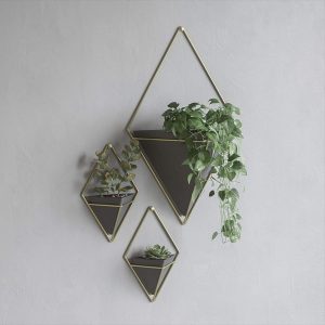 geometric hanging planter