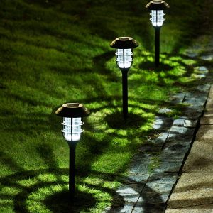 Waterproof Solar Led Path Lights for Patio, Lawn, Yard and Landscape