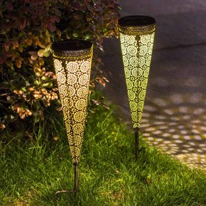 Waterproof Decorative Stakes Solar Lights for Walkway, Yard, Lawn, Patio