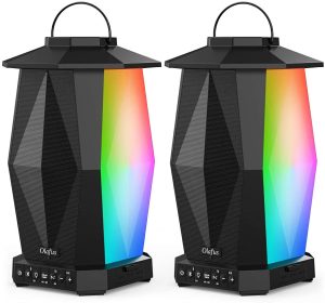 25W Waterproof Wireless Lantern Speakers with LED Mood Lights