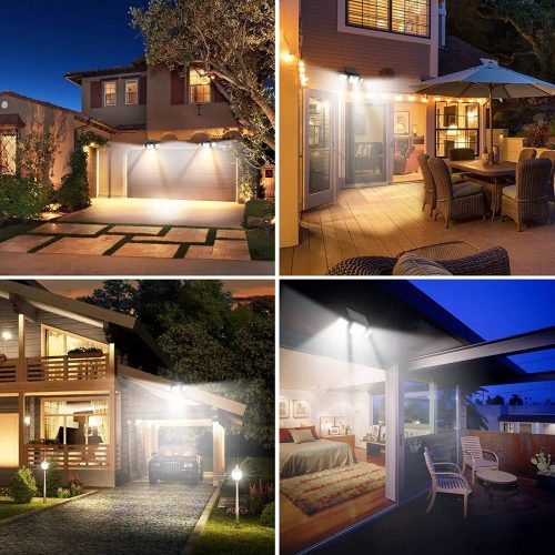 176 LED Wireless Led Solar-Powered Lights Outdoor with Motion Sensor