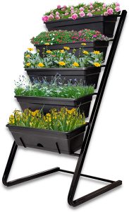 The 5-container elevated planter