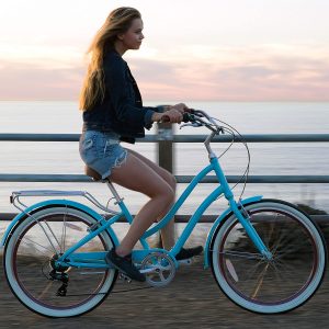 Women's 3-Speed Step-Through Hybrid Cruiser Bike